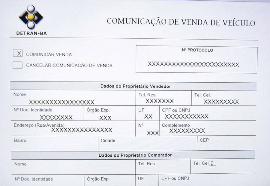 Comunicação de Venda